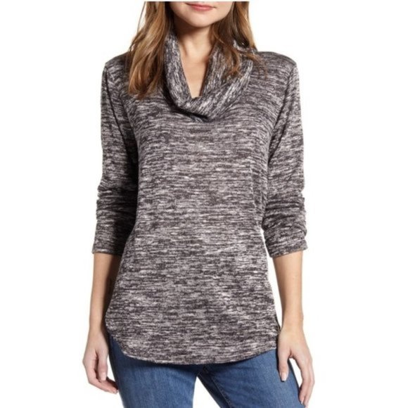 Caslon Cowl Neck Tunic Top - Picture 1 of 6